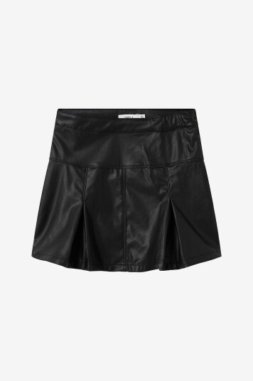 Name It Skjørt nkfLinka PU Skirt Svart