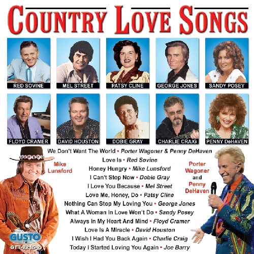 Diverse Artister Country Love Songs CD