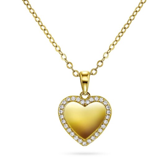 Pan Jewelry Smykke i 925 forgylt sølv med zirkonia Pan Jewelry Smykke i 925 forgylt sølv med zirkonia