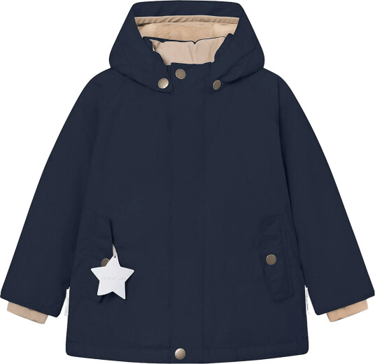 MINI A TURE Matwally Fleece Lined Winter Jacket. Grs - Navy - 74