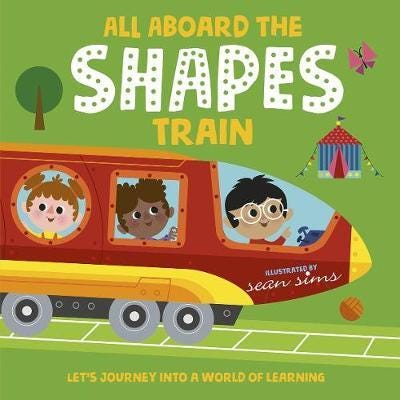 All Aboard The Shapes Train Av Sean Sims, Oxford Children'S Books