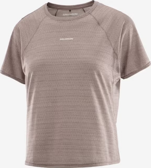 Salomon SHKout Air Cropp SS Tee W iron XS