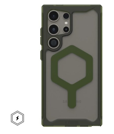 Urban Armor Gear Plyo Pro Case, Omslag, Samsung, Galaxy S24 Ultra, 17,3 Cm (6.8"), Oliv, Transparent