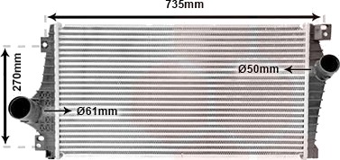 VAN WEZEL 08004069 Intercooler