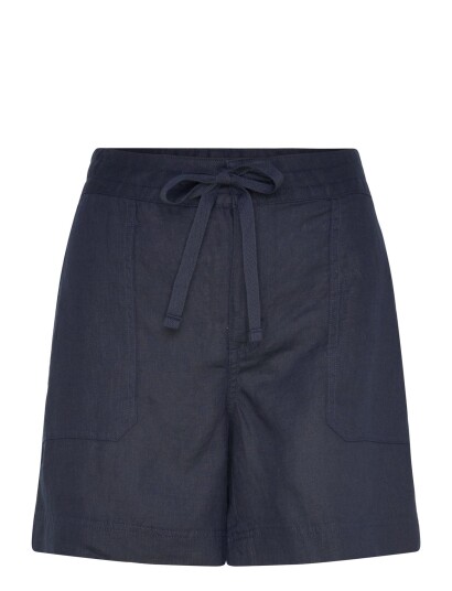 Lauren Ralph Lauren Soft Drapey Linen Wvn Shorts Navy 44