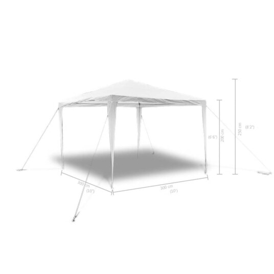 vidaXL Pyramidetak paviljong 3 x 3m vidaXL Pyramidetak paviljong 3 x 3m