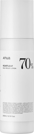 Anua 70% Heartleaf Fuktighetslotion 200 ml - Beroligende for Sensitiv Hud Anua 70% Heartleaf Fuktighetslotion 200 ml - Beroligende for Sensitiv Hud