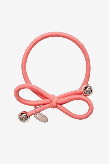 IA BON Hair Tie Gold Bead Rosa