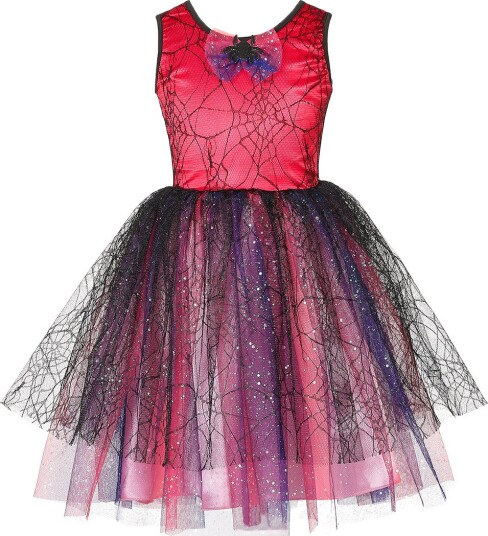 Souza Ornella Prinsessekostyme Lilla/Rosa/Rød/Svart 5-7 år 110-122 cm