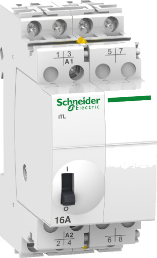Schneider Electric Overspenningsvern iTL 16A 4 Klemmer 24V AC/12V DC A9C30114