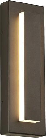 Aspen 15" Outdoor Wall Sconce Charcoal