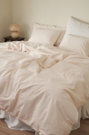 &Home   Sengesett Heaven i bomull 2 deler   Hvit