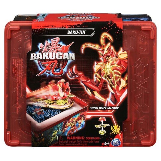 Bakugan 3.0 Tinboks med Special Attack Mantid og 3 kort - Figurer Bakugan 3.0 Tinboks med Special Attack Mantid og 3 kort - Figurer