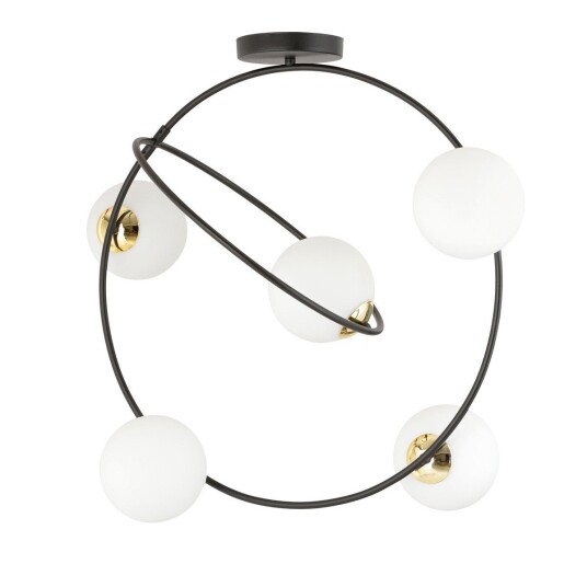 Other Brand Stardom taklampe 5-lys - Svart/Opal