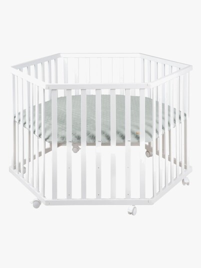 roba Style Playpen 6hjørnet hvit frosty green roba Style Playpen 6hjørnet hvit frosty green