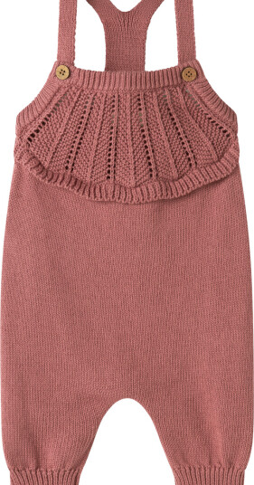 Lil"Atelier Nbfnoda Ls Knit Overall Lil Pink 80