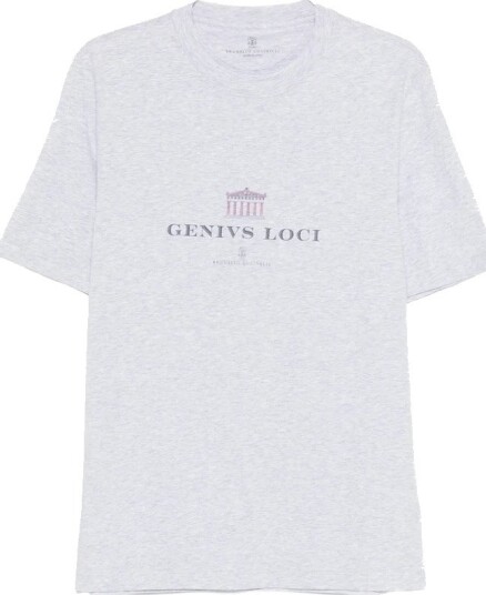 Brunello Cucinelli, Herre, Topper, Grå, L,