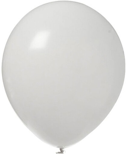 10 stk 30 cm Hvite Ballonger