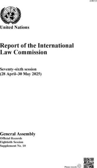 Report of the International Law Commission