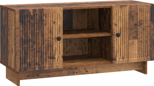 TV skap 102 x 34,5 x 50 cm Gammelt tre Konstruert tre TV skap 102 x 34,5 x 50 cm Gammelt tre Konstruert tre