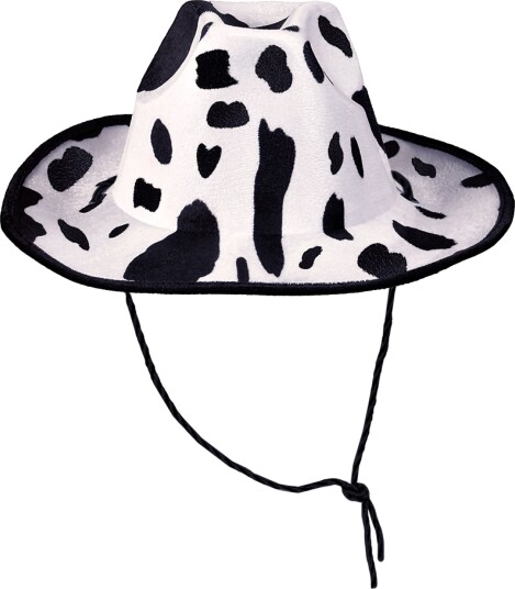 Fiestas Guirca Cowboyhatt med kumønster One size 13566