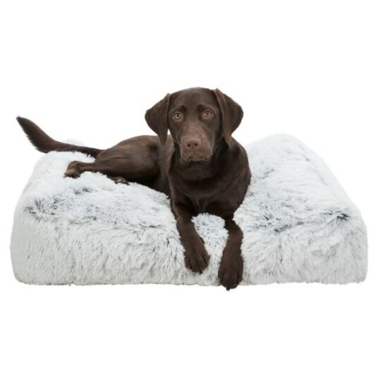 Trixie Hundeseng Harvey 80x60 cm Fleece Polyester Hvit-Svart