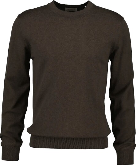 Gant Cotton Wool C Neck BROWN MELANGE M
