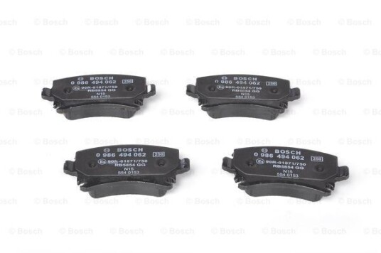Bremseklosser BOSCH 0 986 494 062 Bremseklosser BOSCH 0 986 494 062