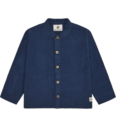 En Fant Skjorte Muslin Middelalder Blue En Fant 62 Skjorte Blå