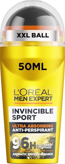 L'Oreal Paris Men Expert L'Oréal Paris Men Expert Invincible Sport Anti-Perspirant Roll-On L'Oreal Paris Men Expert L'Oréal Paris Men Expert Invincible Sport Anti-Perspirant Roll-On