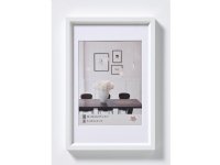 Walther ES030W, Plast, Hvit, Enkel bilderamme, Vegg, 15 x 20 cm, Rektangulær