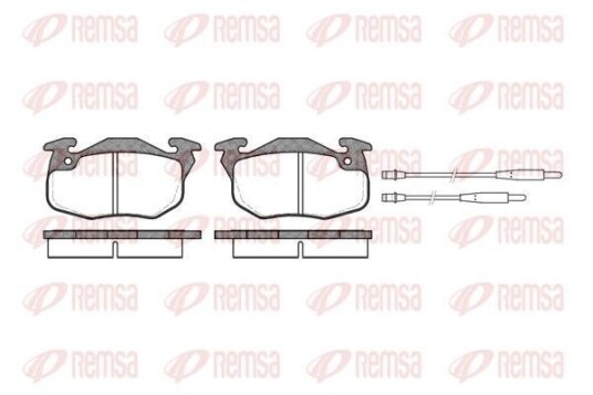 Bremseklosser REMSA 0192.34 Bremseklosser REMSA 0192.34