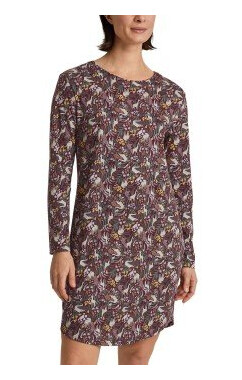 Calida African Dreams Nightdress Vinrod bomull X-Small Dame