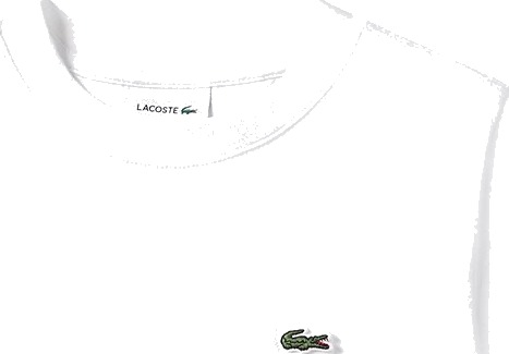 Lacoste T skjorte   LCB Core Tee   White   Lacoste   2 år 92   T skjorte   Hvit