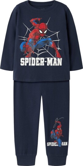 Name It Pysjamas   2 Deler   NmmMus   Spider Man   Navy Blazer   Name It   3 år (98)   2 delt nattøy Blå Marineblå Rød