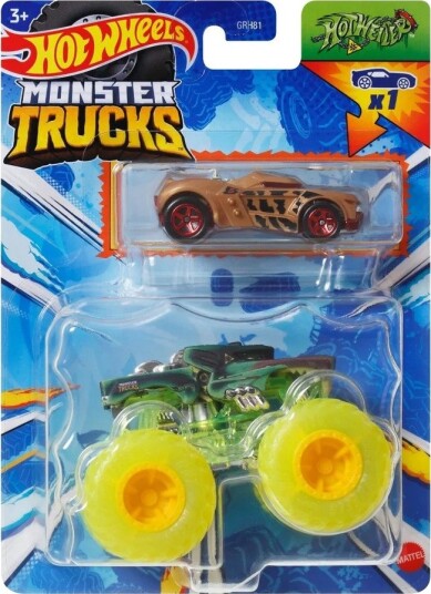 Hot Wheels Monster Trucks Hotweiler Lekebil 1:64 2 pk Hot Wheels Monster Trucks Hotweiler Lekebil 1:64 2 pk
