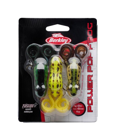 Berkley Power Pop Frog 3 Pack