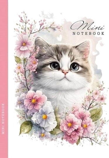 Fresh Notatbok 128X165/64K Ruter Katt Fresh