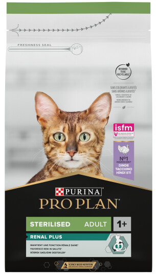 Purina Pro Plan Sterilised Renal Plus Kattfôr med Kalkun 1,5 kg Purina Pro Plan Sterilised Renal Plus Kattfôr med Kalkun 1,5 kg