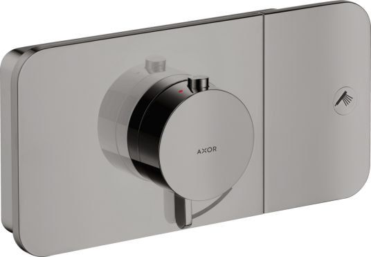 Axor One Termostat, med 1 utløp For innbygging, Polert Sort Krom