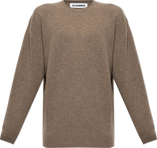 Jil Sander Herre Strikkevarer Brun L,