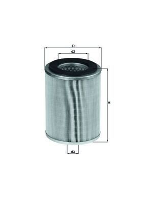 Luftfilter MAHLE ORIGINAL LX 830