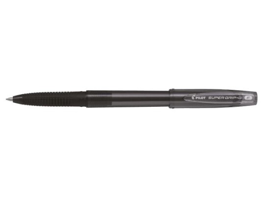 Pilot Kulepenn Med Super Grip-Hette, Svart (Pibps-Gg-F-B)