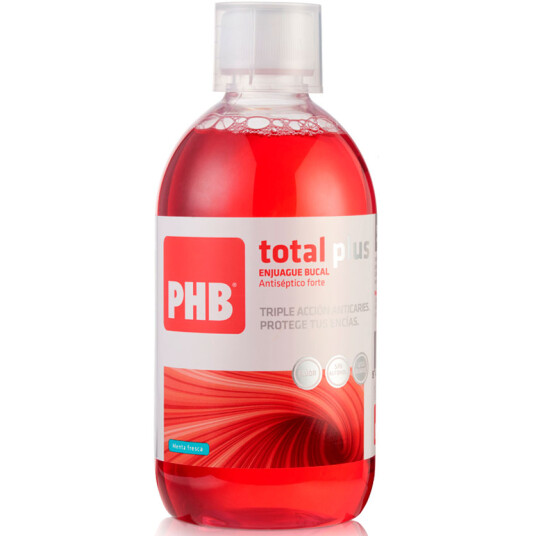 Xylitol Munnvann PHB Total Plus Antiseptisk & Alkoholfri 500 ml