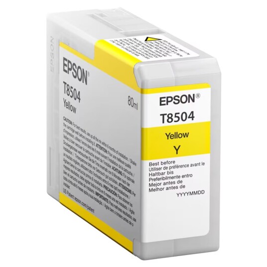 Epson blekkpatron UltraChrome HD T8504 Gul
