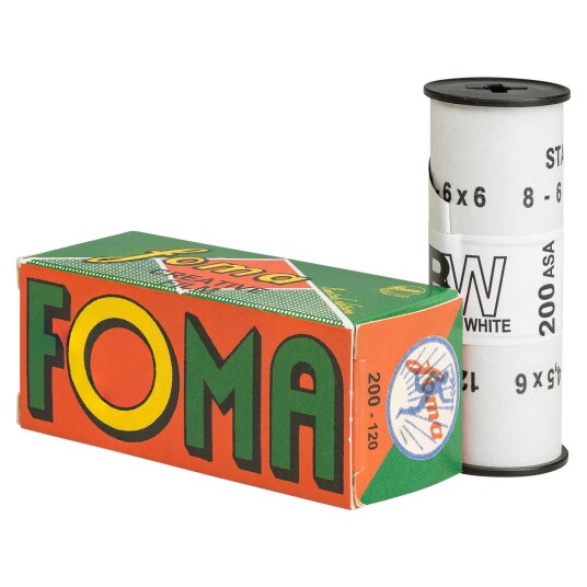 Foma Fomapan 200 120 Retro Edition ISO 200, S/H-film