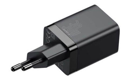 Baseus Super Si Pro Quick Charger USB + USB-C 30W (black)