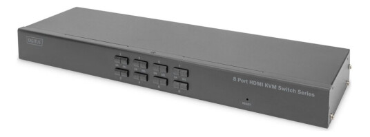 Digitus - Kvm-Svitsj - Hdmi - 8 X Kvm Port(S) - 1 Lokalbruker - Rackmonterbar