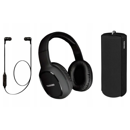 Ausinės Toshiba Triple Pack Hsp-3P19-Ii Juodas