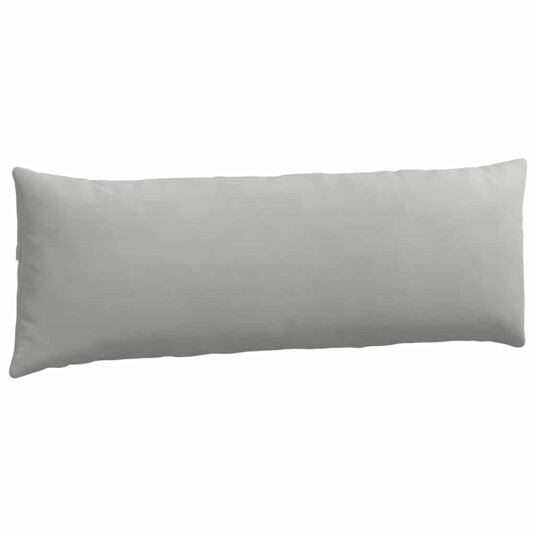 Sofaputer 2 pcs Lysegrå 120 x 40 cm stoff